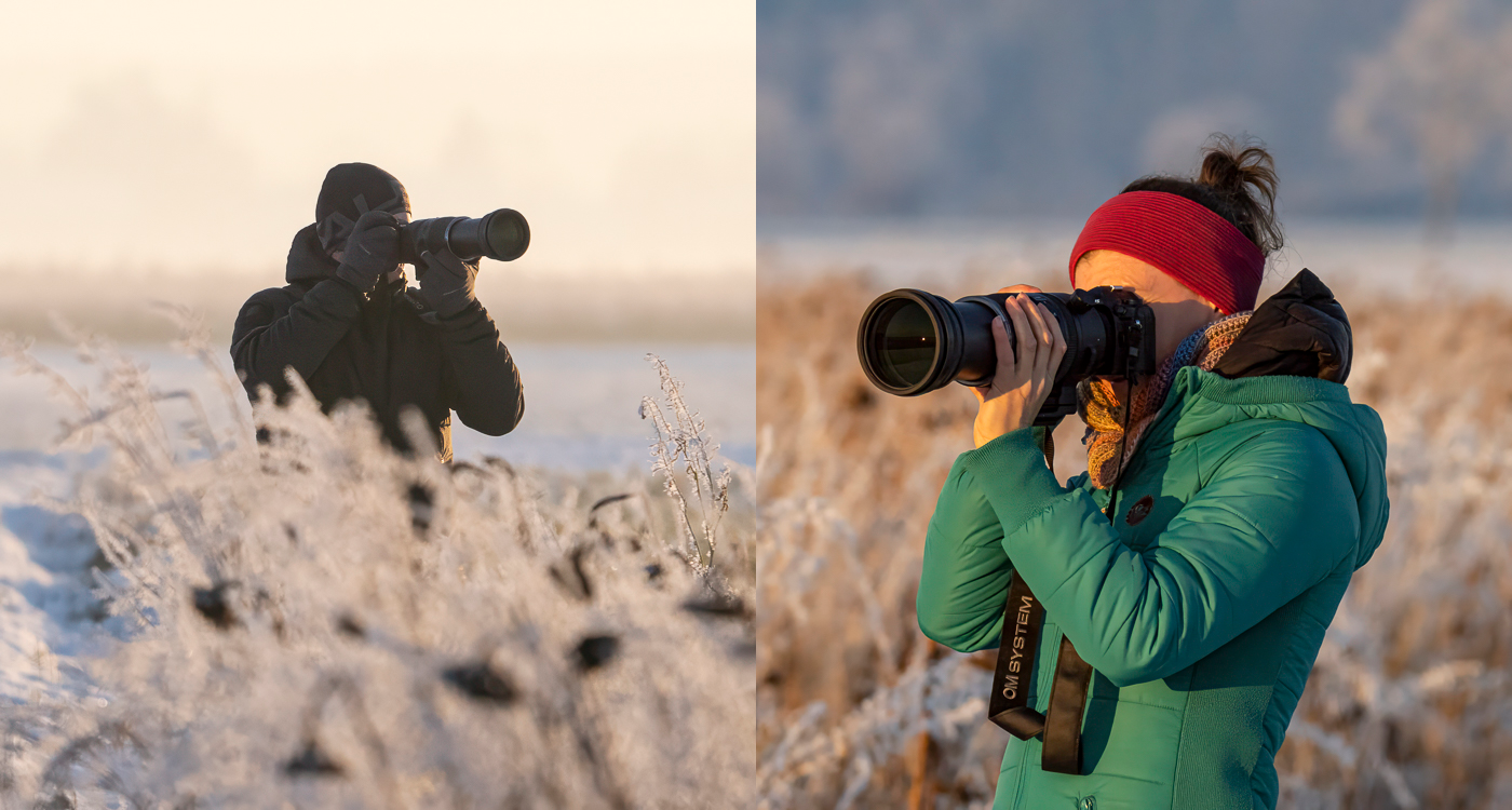 Tobias Brehm & Daniela Rommel while photographing